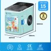 Máy làm đá viên mini 15kg màu xanh