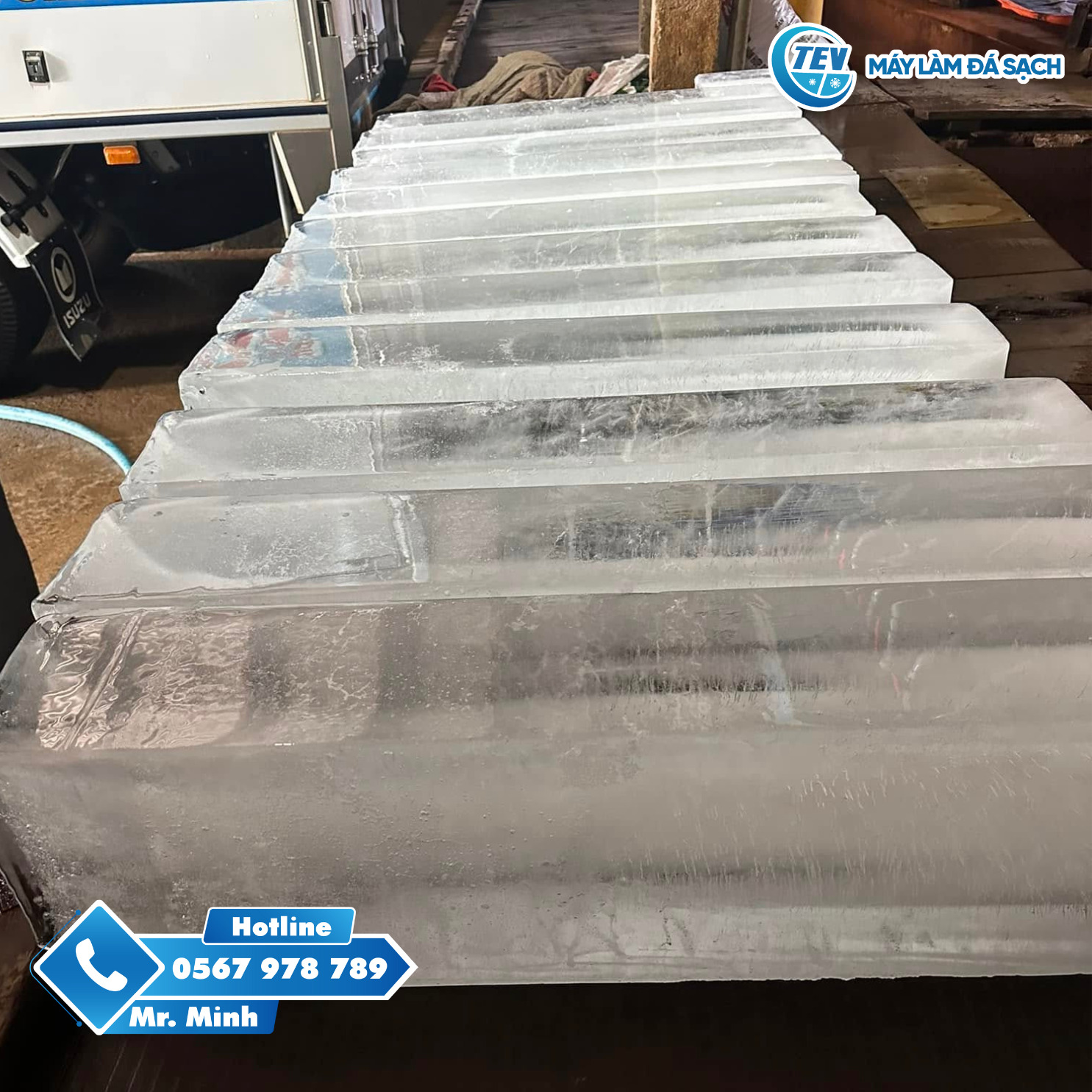 đại lý nước đá huyện Hóc Môn Phương Chi Water