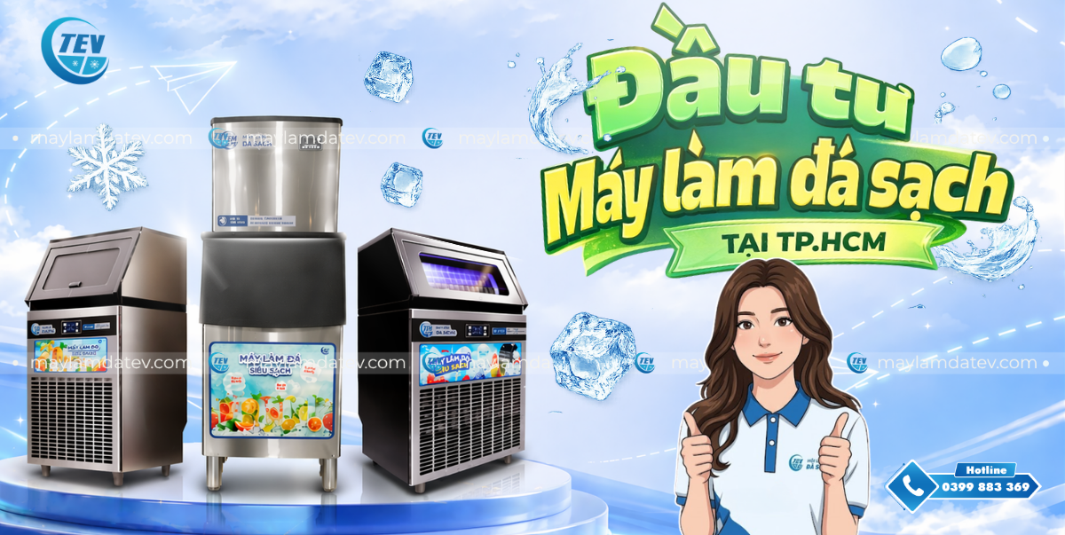 Lợi nhuận khi đầu tư máy làm đá sạch tại TP.HCM