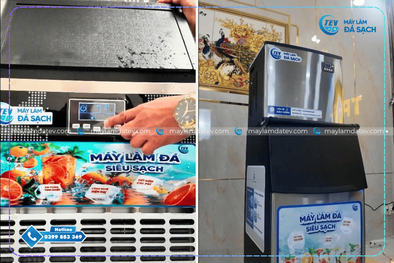 TEV - Đơn vị cung cấp máy làm đá sạch uy tín trên toàn quốc