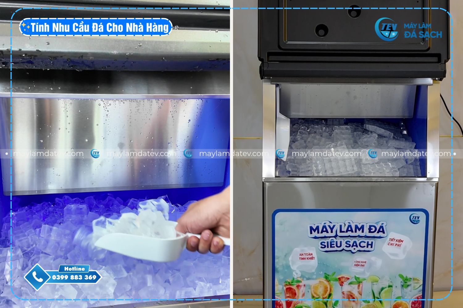 Tính nhu cầu sử dụng đá trước khi mua