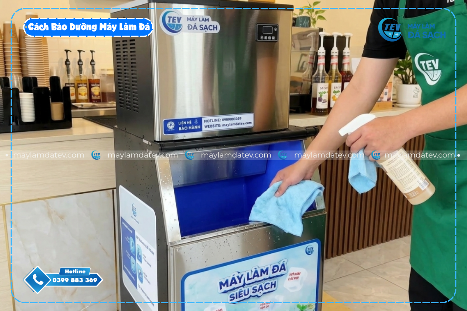 Cách bảo dưỡng máy làm đá tự động