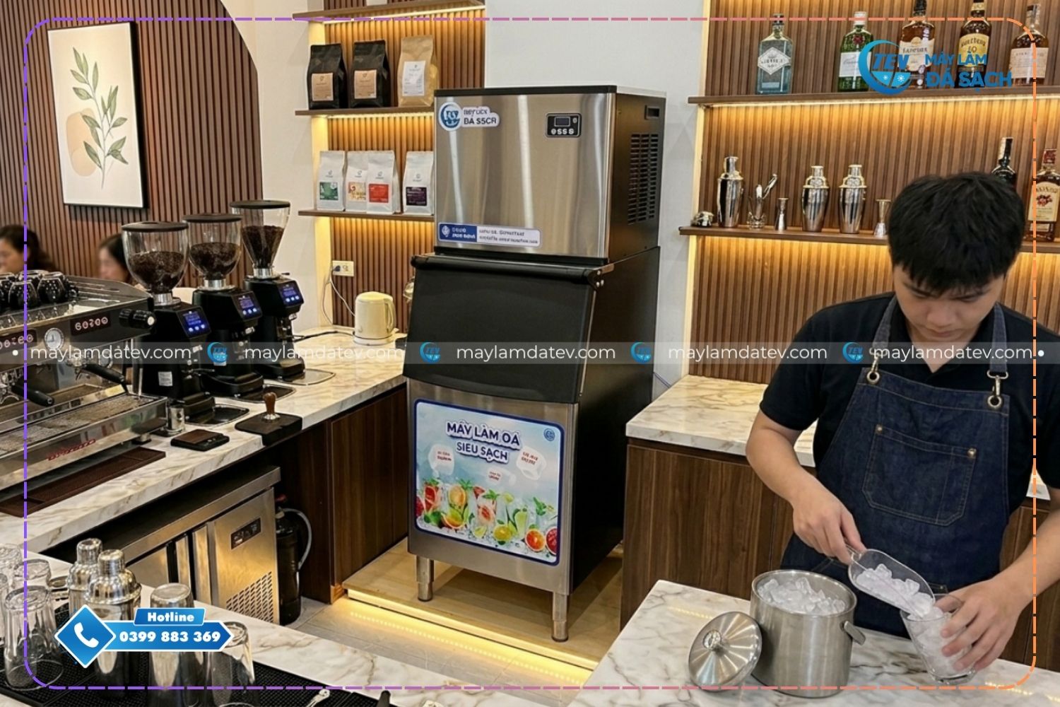 TEV - Đơn vị chuyên cung cấp máy làm đá viên uy tín, chất lượng