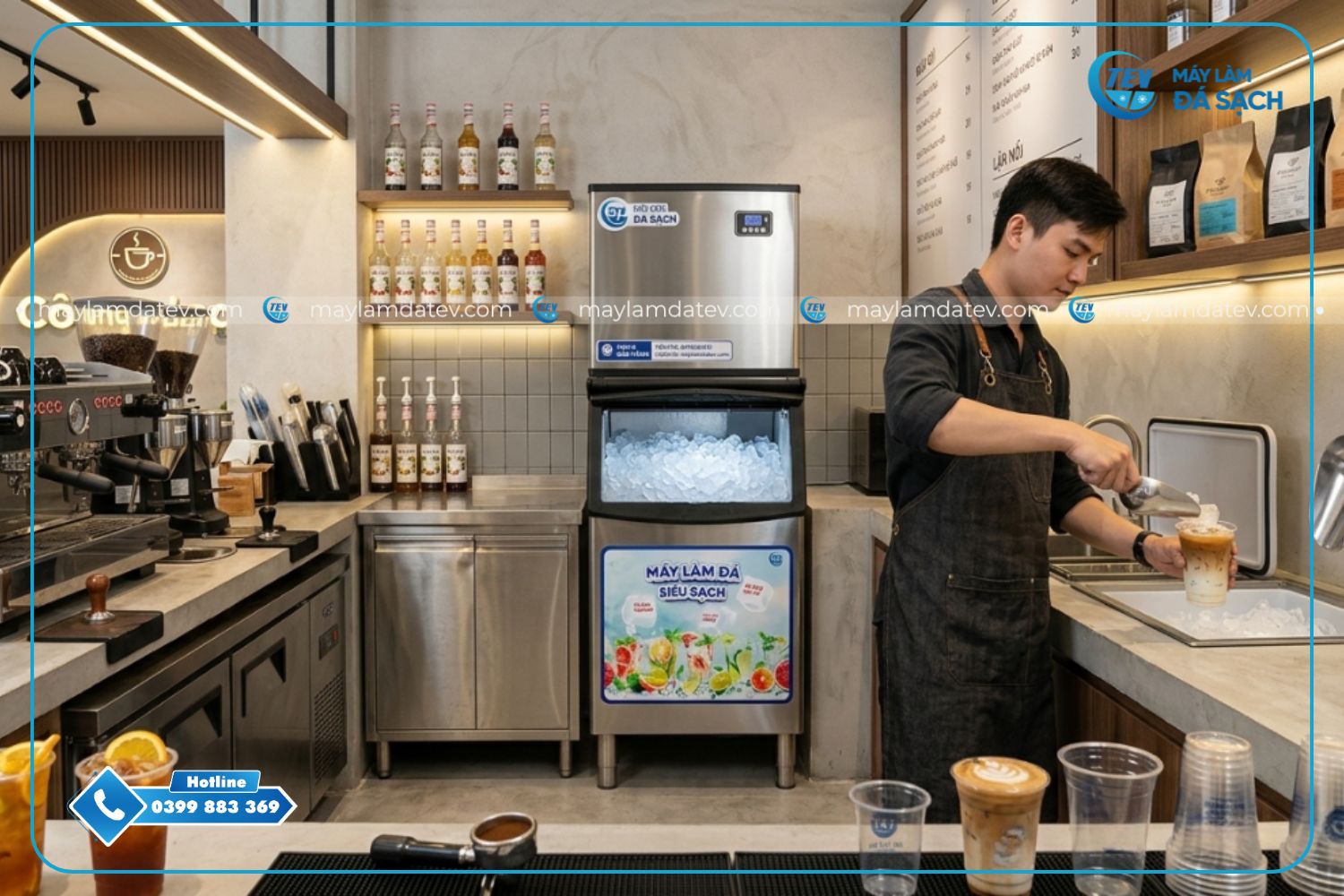 Yêu cầu về mặt bằng trước khi xuống tiền đầu tư máy làm đá 