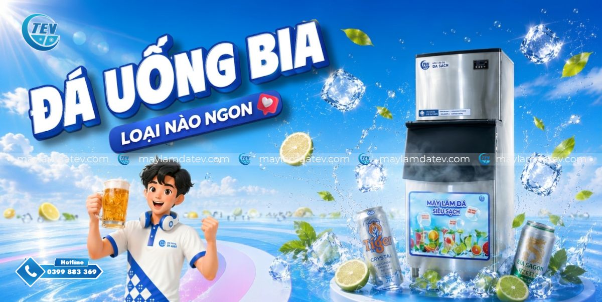 Đá viên uống bia loại nào ngon