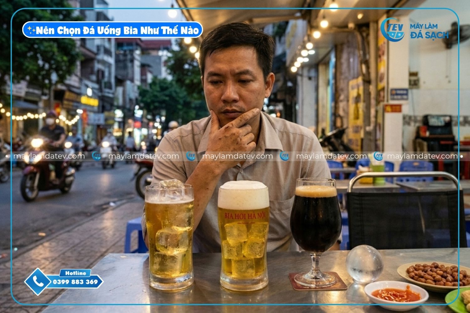 Nên chọn đá viên uống bia như thế nào?