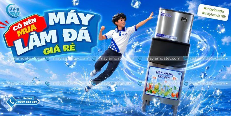 Có nên mua máy làm đá viên giá rẻ?