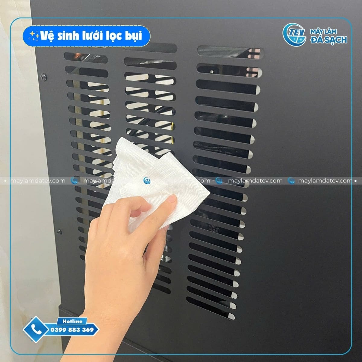 Vệ sinh máy làm đá