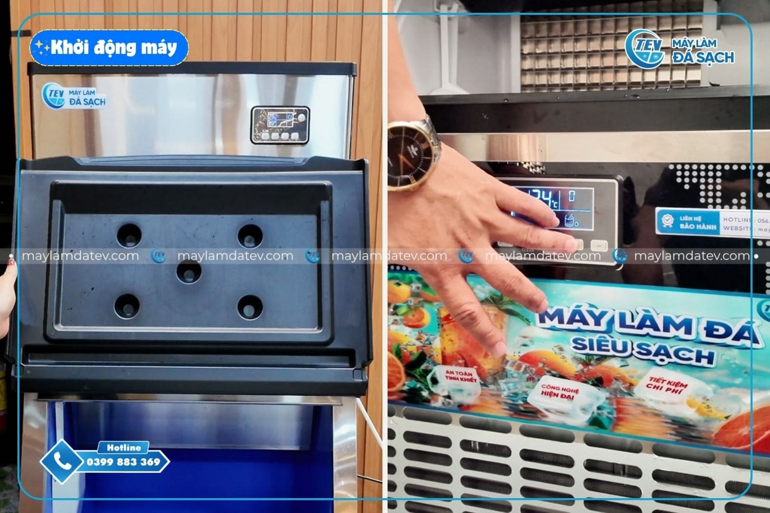 Hướng dẫn sử dụng máy làm đá