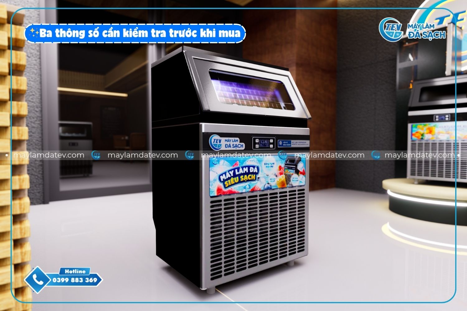 Ba điều cần kiểm tra trước khi mua máy làm đá