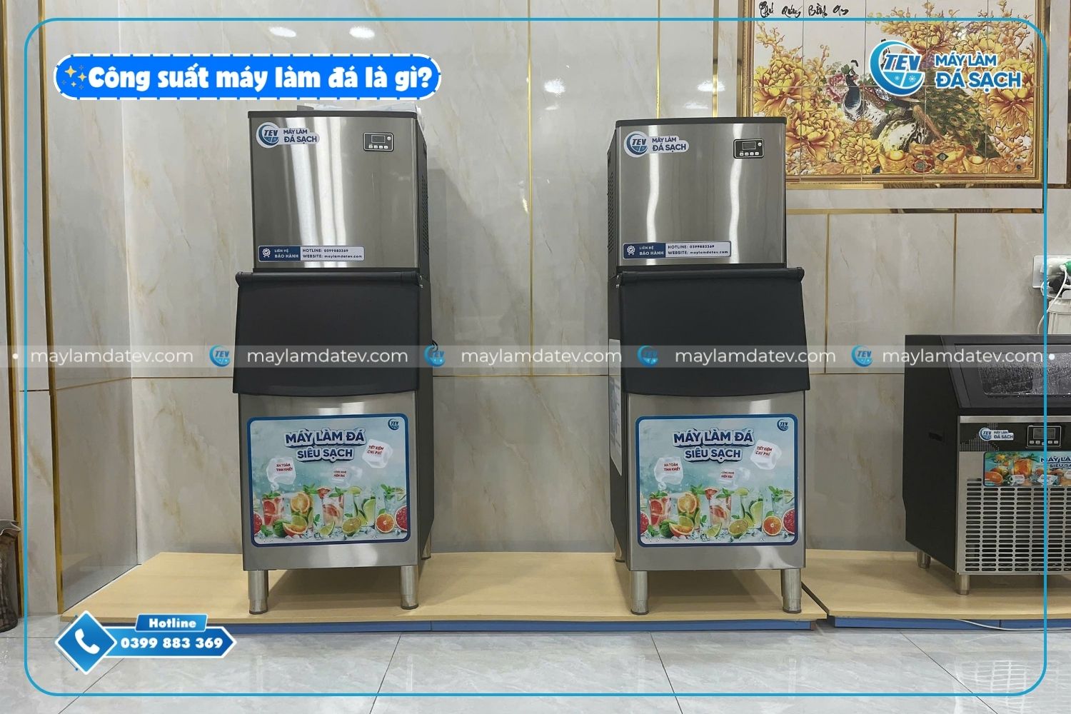 Công suất máy làm đá là gì?