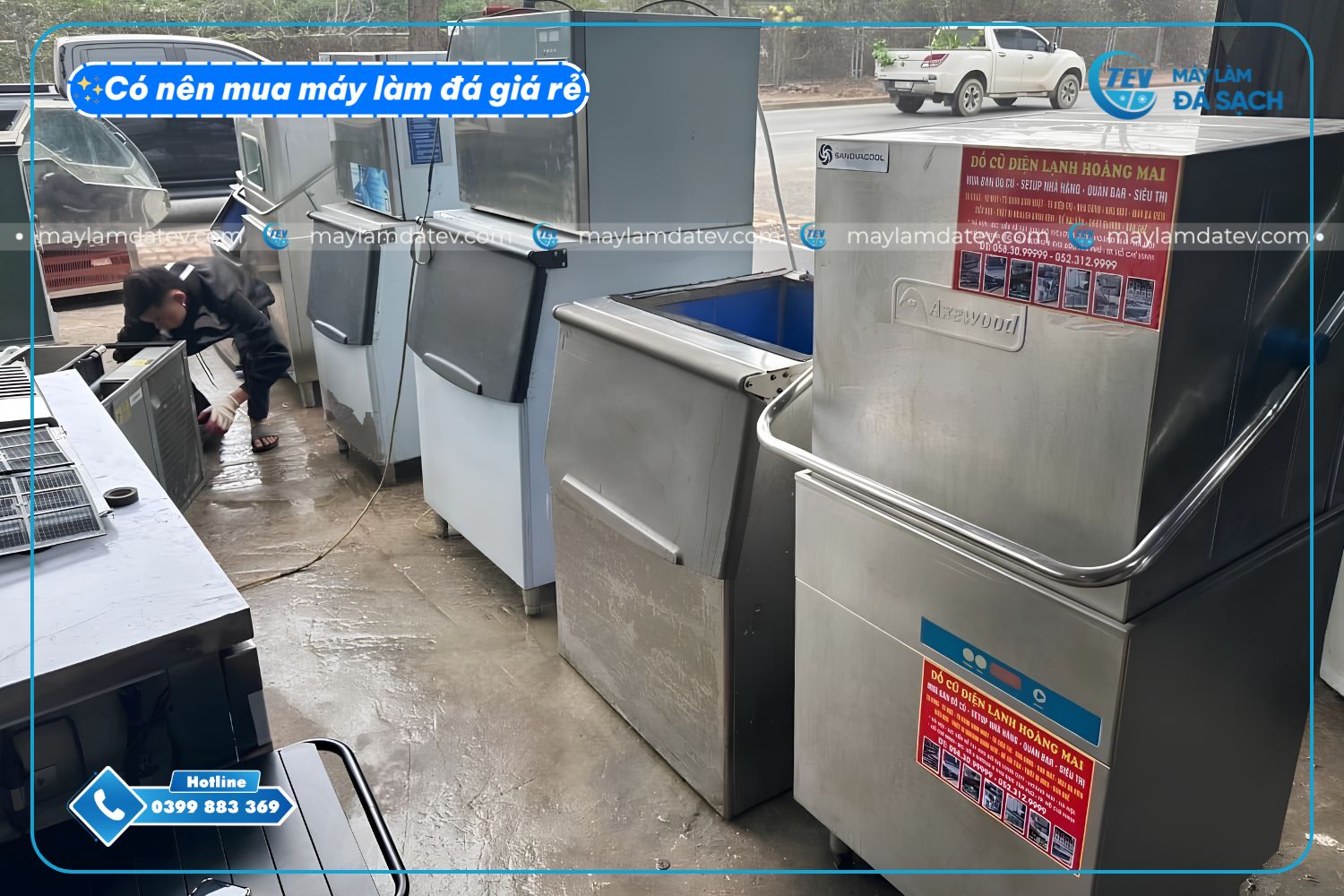 Có nên mua máy làm đá viên giá rẻ?