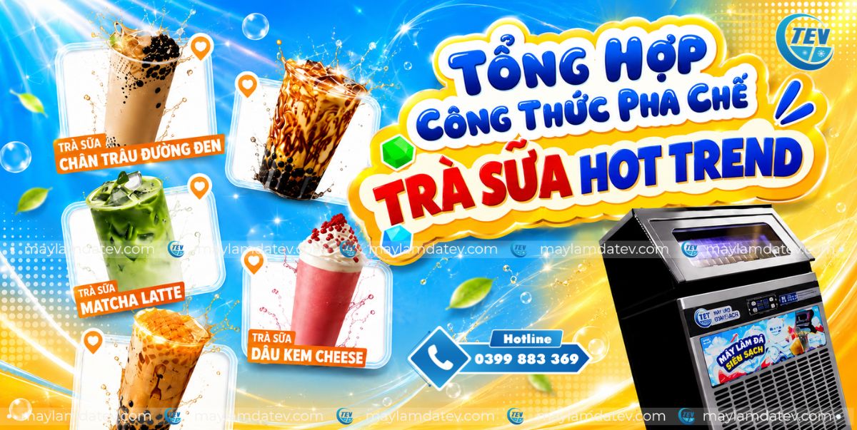 Tổng hợp các công thức pha chế trà sữa hot trend mà các chủ quán cần biết