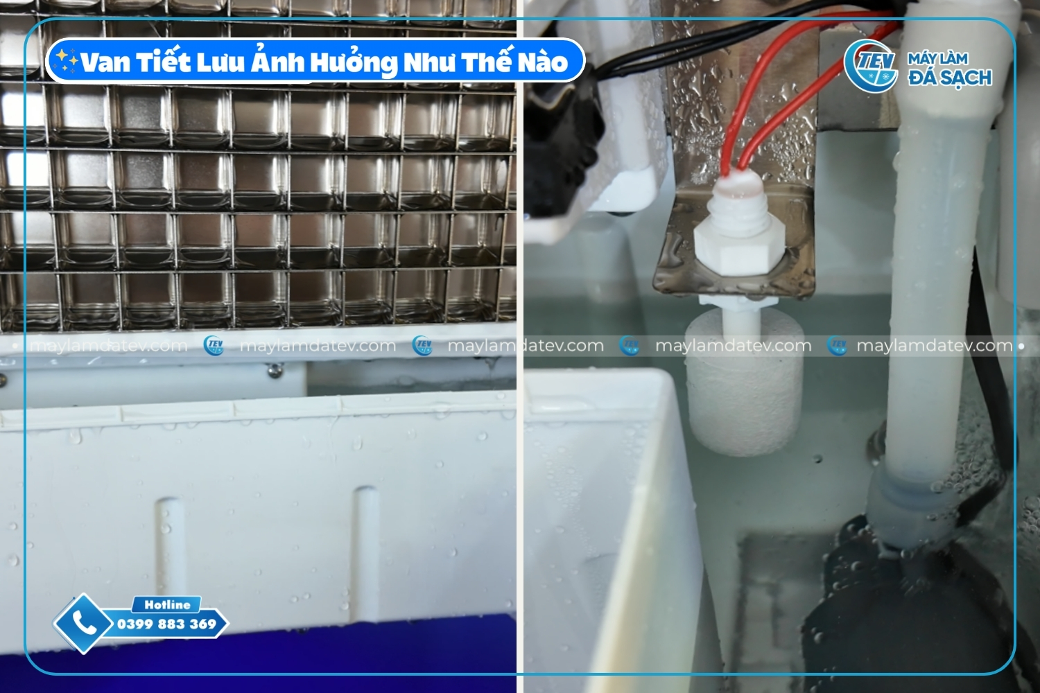 Van Tiết Lưu Ảnh Hưởng Thế Nào Đến Chất Lượng Và Hiệu Suất Máy Làm Đá?
