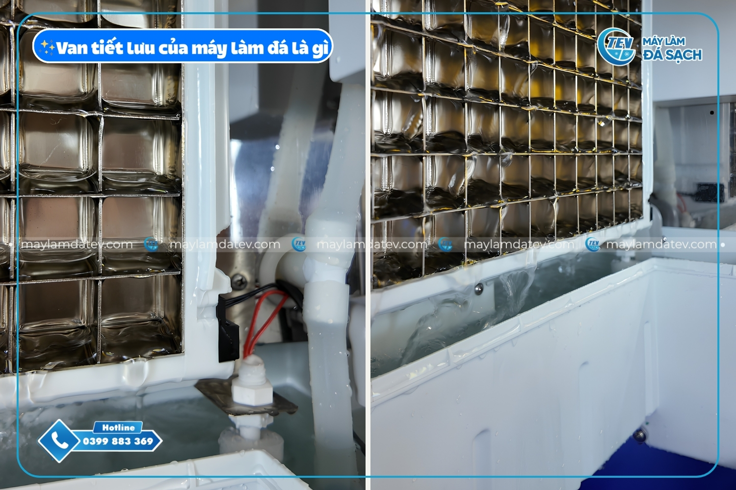 Van tiết lưu của máy làm đá là gì?