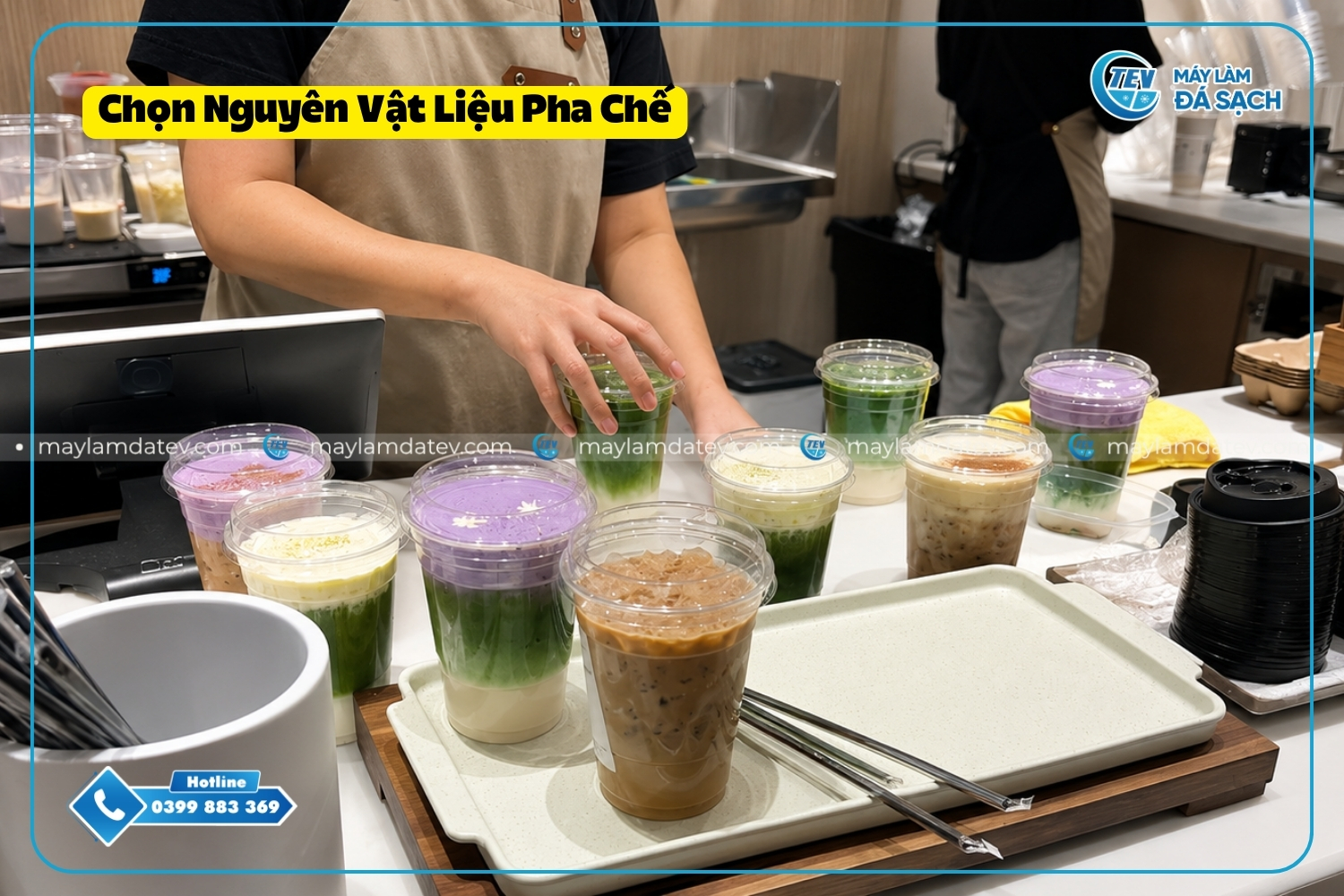 Chọn nguyên liệu pha chế