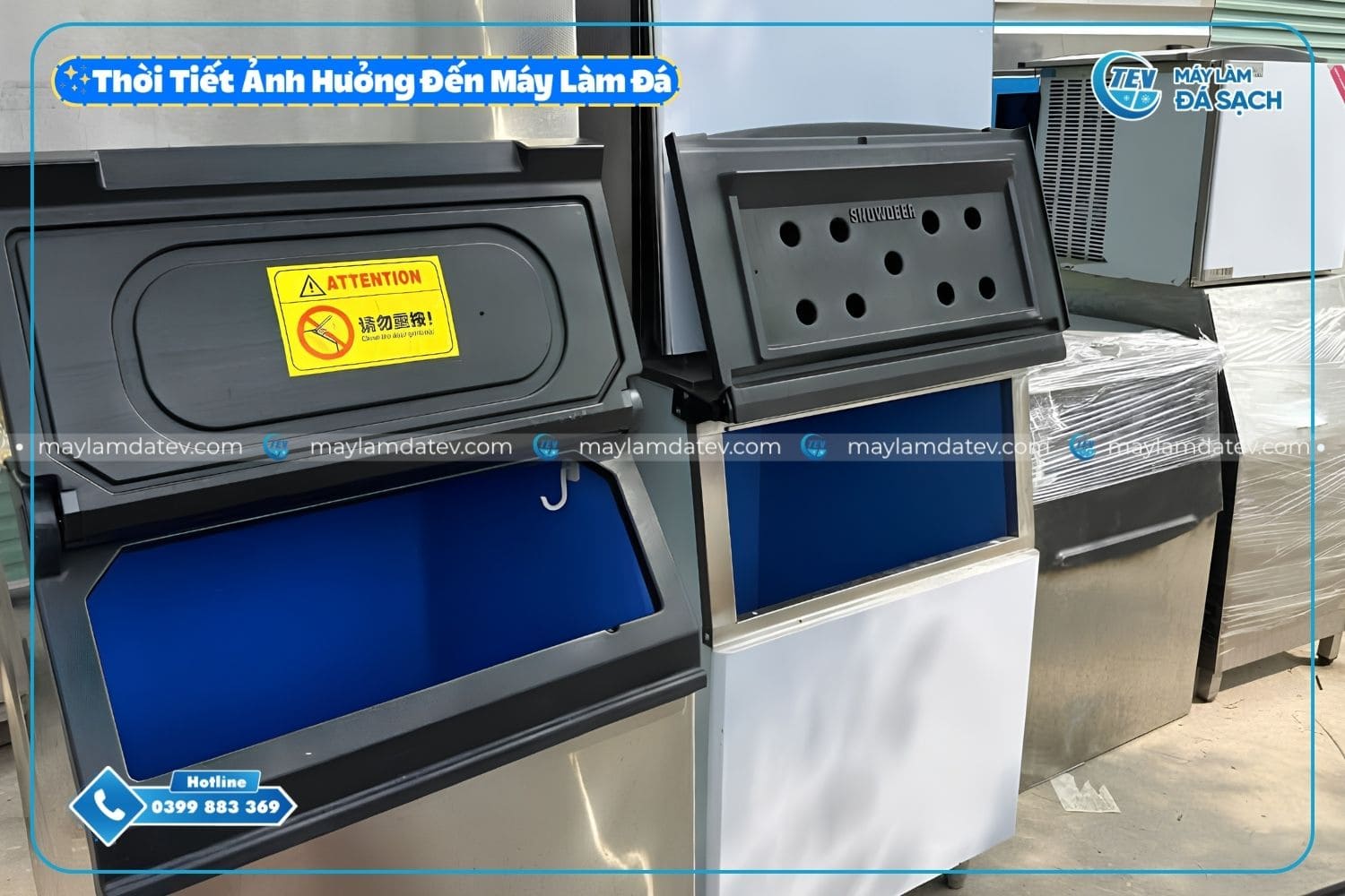 Thời tiết ảnh hưởng đến máy làm đá như thế nào?