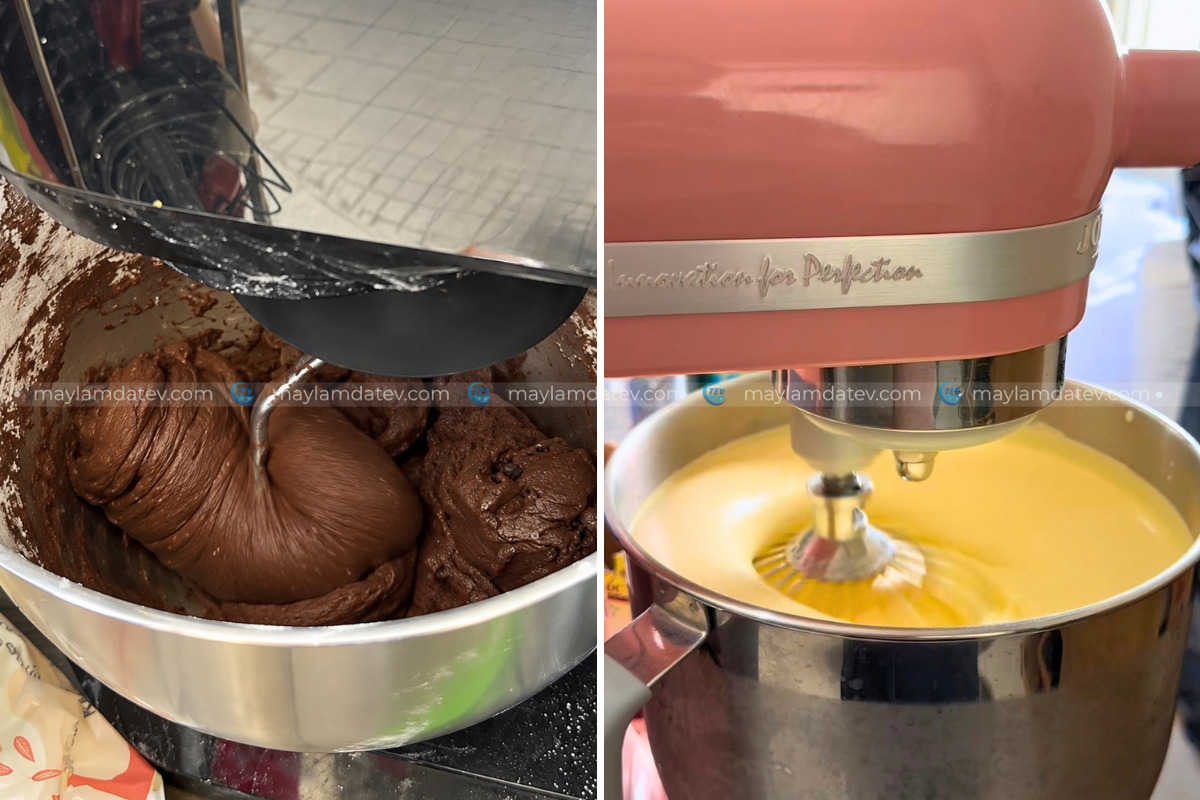 Máy đánh kem và trộn bột cho quán trà sữa